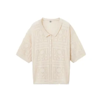 TOTEME Polo Shirts Women's Cream