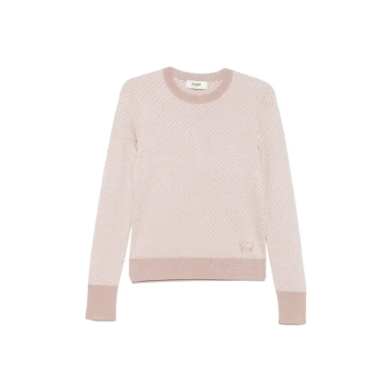 FENDI FF jacquard Cardigan-0