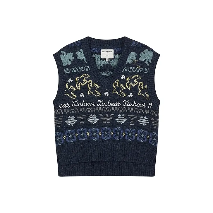 Teenie Weenie Sweater Women's Navy Blue-0