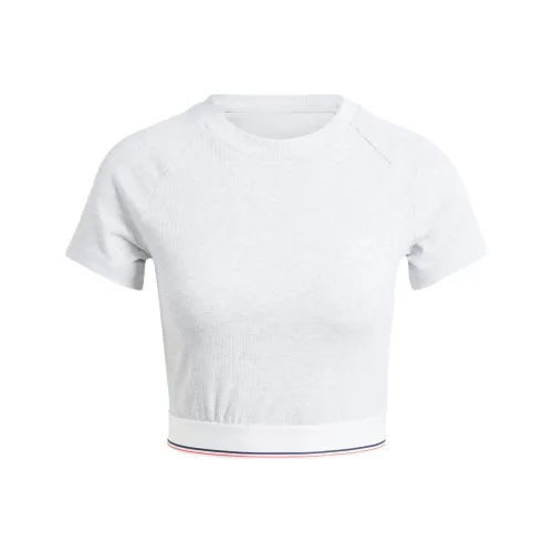 adidas originals Tape Waistband Tee 'Light Grey Heather'