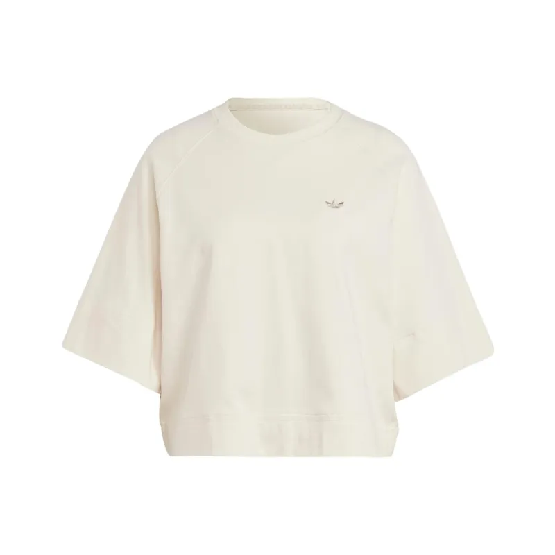 Adidas Originals Essential Raglan Sleeve T Shirt Women's Wonder White-0