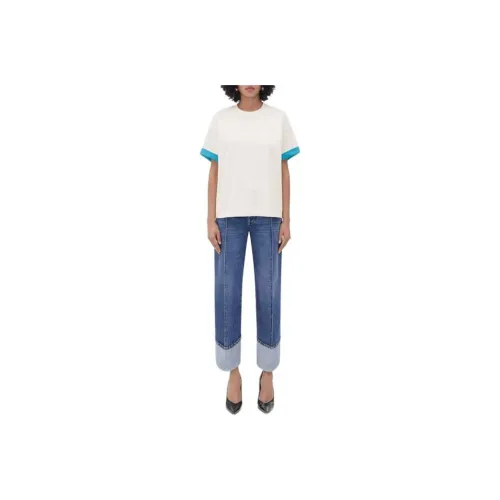 Bottega Veneta SS23 Regular T Shirt Women's Chalk White