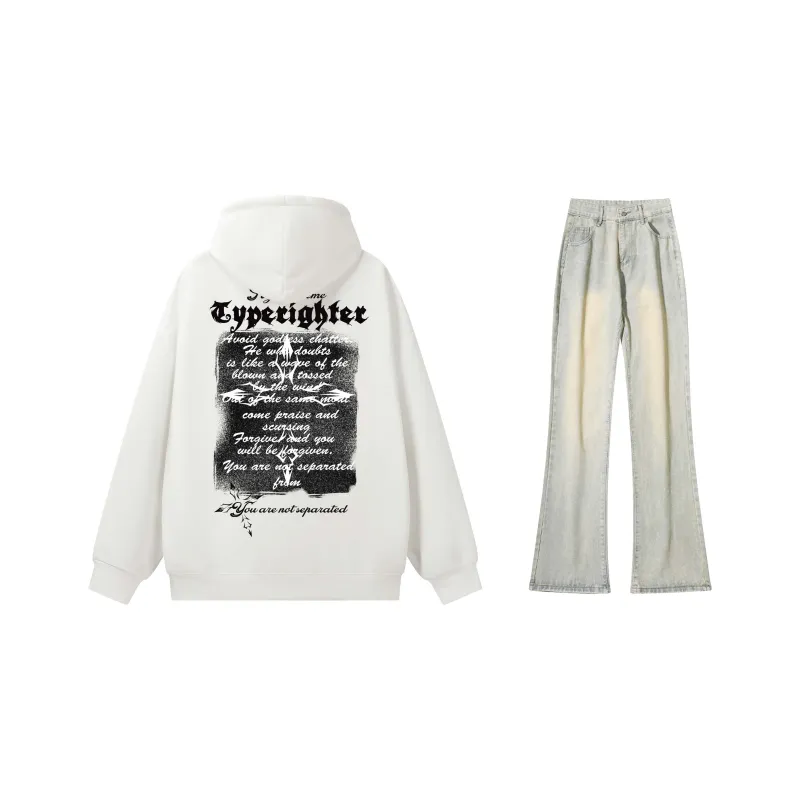 TYPERIGHTER Sweatshirt Set Unisex-19