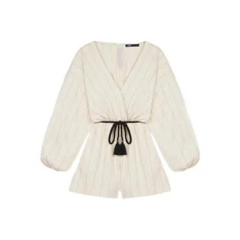 Maje Jumpsuit Women's Beige Yellow