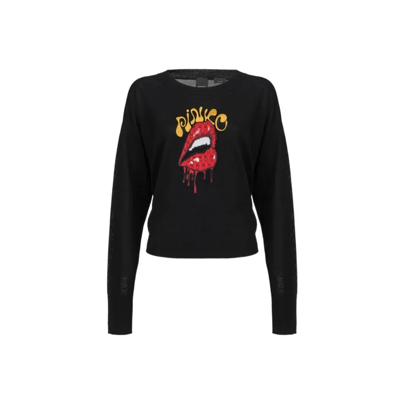 PINKO SS22 Knitwear Women's Black-0