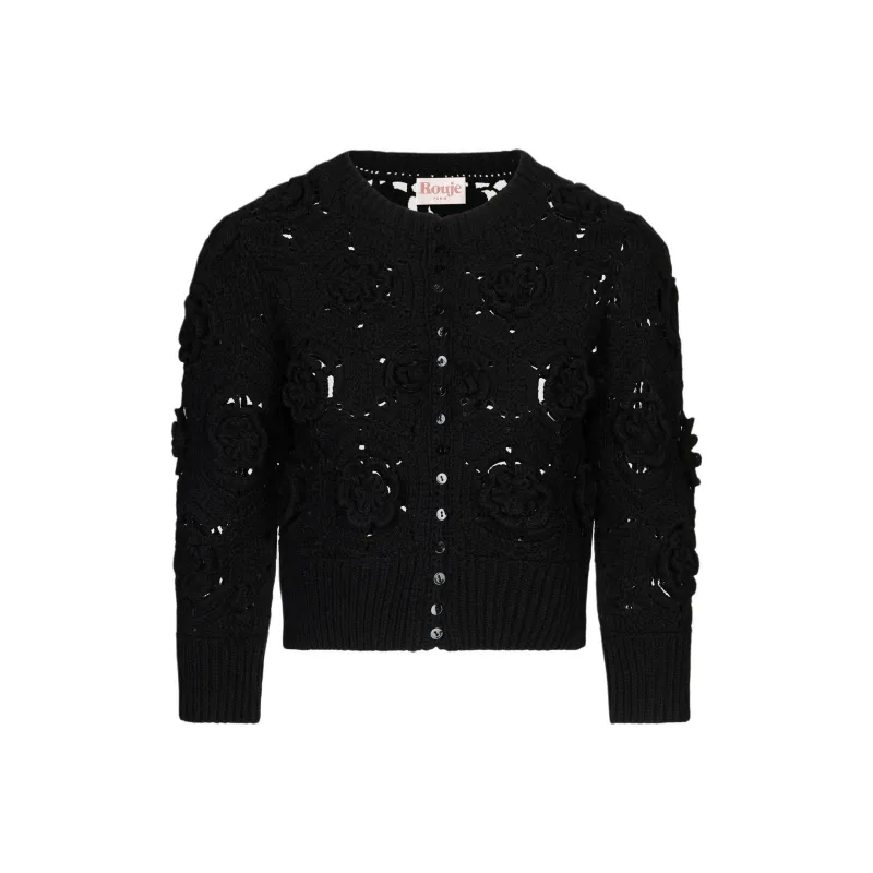 Rouje FW24 NERINA CARDIGAN Sweater Women's Black-0
