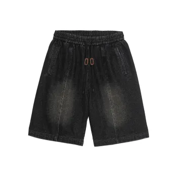 HDPV Denim Shorts Unisex Black
