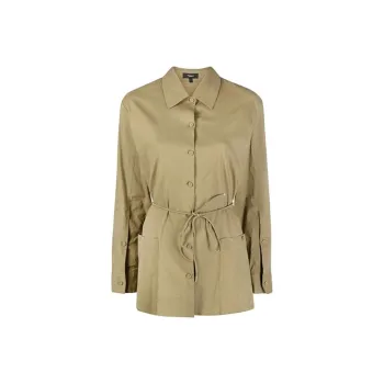 THEORY Shirts Women's Green