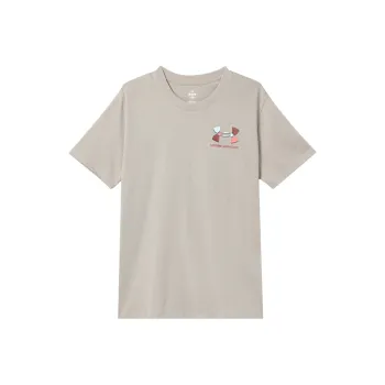 Under Armour Drop Shoulder Sleeve T Shirt Women's Khaki