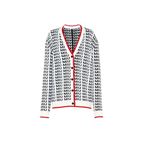 MIU holder miu Knitwear Women's White