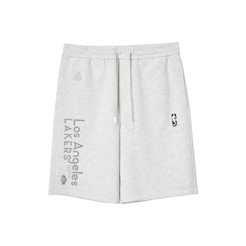 JACK JONES· x NBA Casual Shorts Men's G01 Lime Gray Heather Gray-0