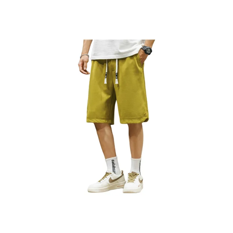 Tonlion Casual Shorts Men's Grass Green-0