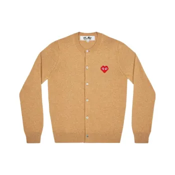 CDG Play CDG Play X INVADER Pixel Series Knitwear Women's Earth Yellow