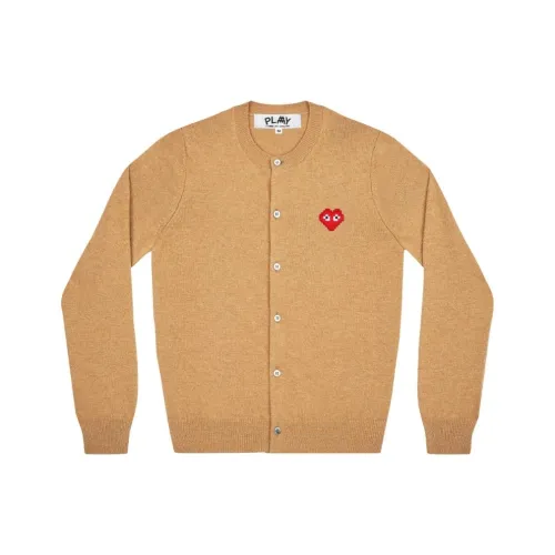 CDG Play CDG Play X INVADER Pixel Series Knitwear Women's Earth Yellow