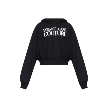 VERSACE JEANS Logo Hooded Sweater