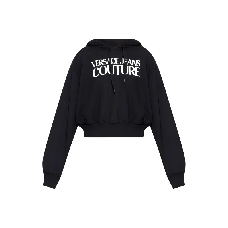 VERSACE JEANS Logo Hooded Sweater-0