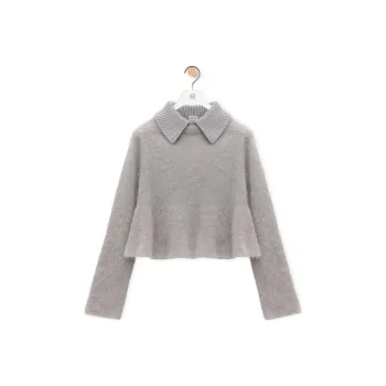 LOEWE Polo Sweater 'Grey'
