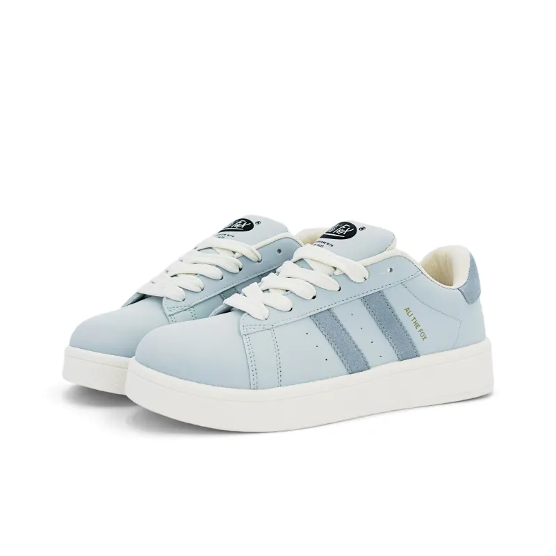 ALI THE FOX Skateboard Shoes Women's Low Top Blue/Beige-4