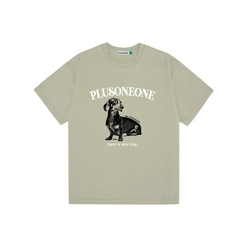 PLUSONEONE+ Regular Short Sleeved T Shirts Unisex-8