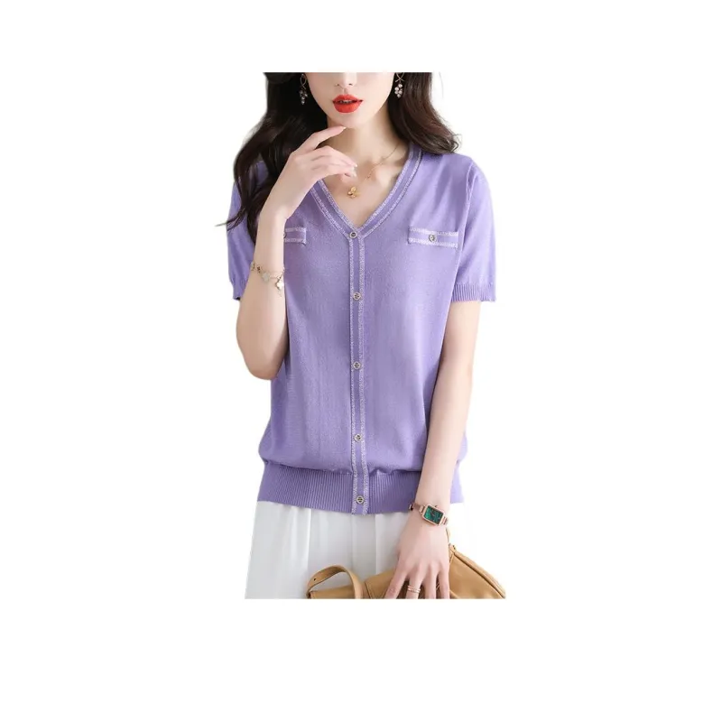 Korean Style Regular T Shirt Women's-3