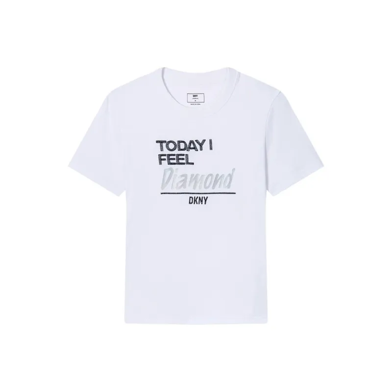 DKNY T-Shirts Women's White-0