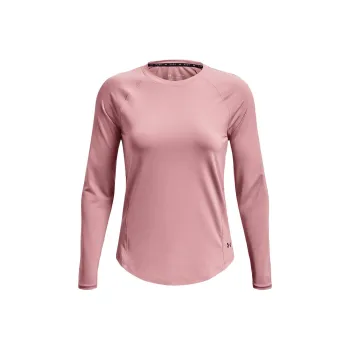Under Armour RUSH Raglan Sleeve T Shirt Women's Pink