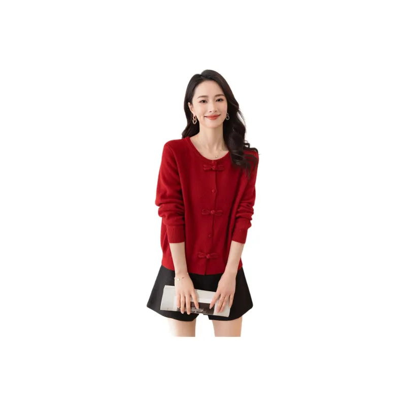 X MOOM Sweater Women's Burgundy-0