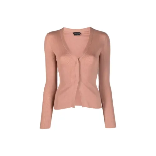 TF FW21 Slim Fit Sweater Women's Flesh Pink