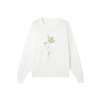 DIALOGUE Sweater Women's Moon White
