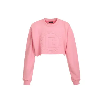 BALMAIN Sweatshirts Women's Light Pink