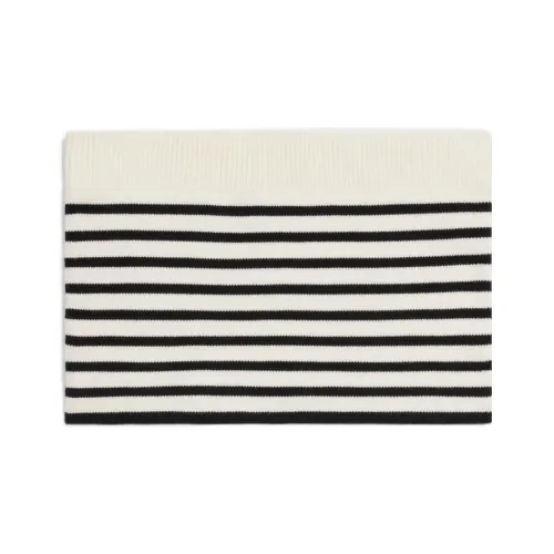 CELINE SS22 Women's Striped Print Fitted Crop Top White