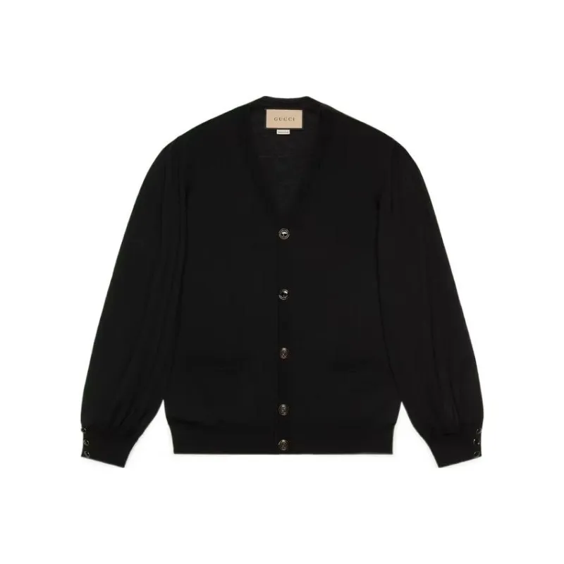 GUCCI Fine knit Wool Cardigan-0