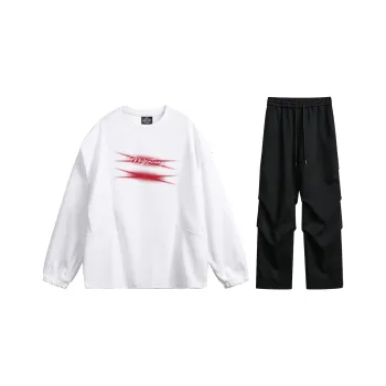 MEIPIN TANG Sweatshirt Set Unisex