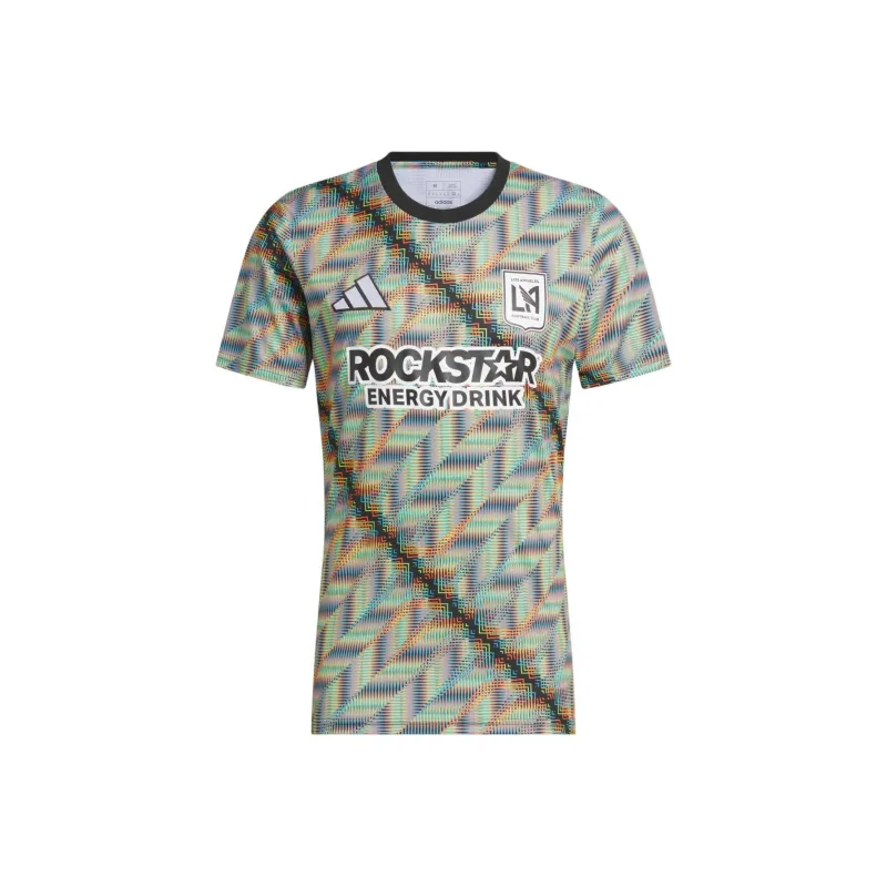 Adidas Los Angeles SS24 Soccer Jerseys Men's Semi-Transparent Lime Gray-0