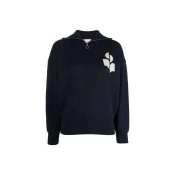 ISABEL MARANT ETOILE Marisans Short-Zipped Knitted Jumper