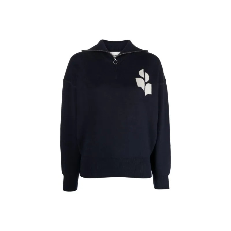 ISABEL MARANT ETOILE Marisans Short-Zipped Knitted Jumper-0