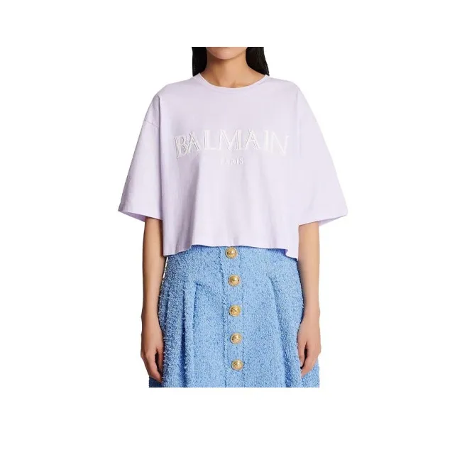 BALMAIN T Shirts Women's Purple-0