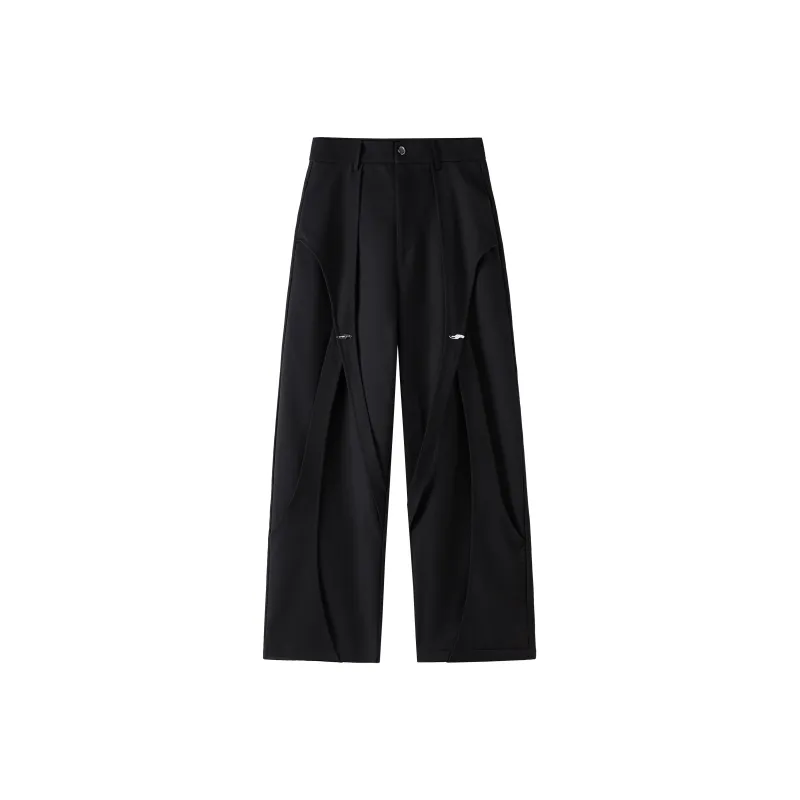 OPMO Casual Pants Unisex Black-1