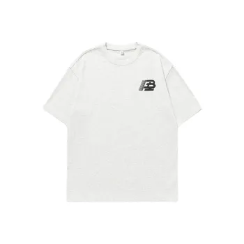 ASW ONLINE T-Shirt Unisex White Gray