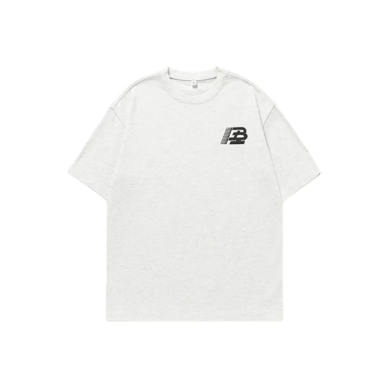 ASW ONLINE T-Shirt Unisex White Gray-0