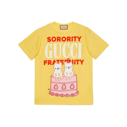 GUCCI SS23 T Shirt Women's Yellow
