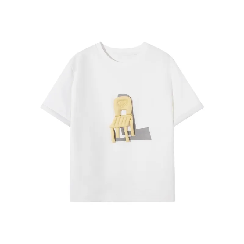 Ouyang T Shirts Women's White-0