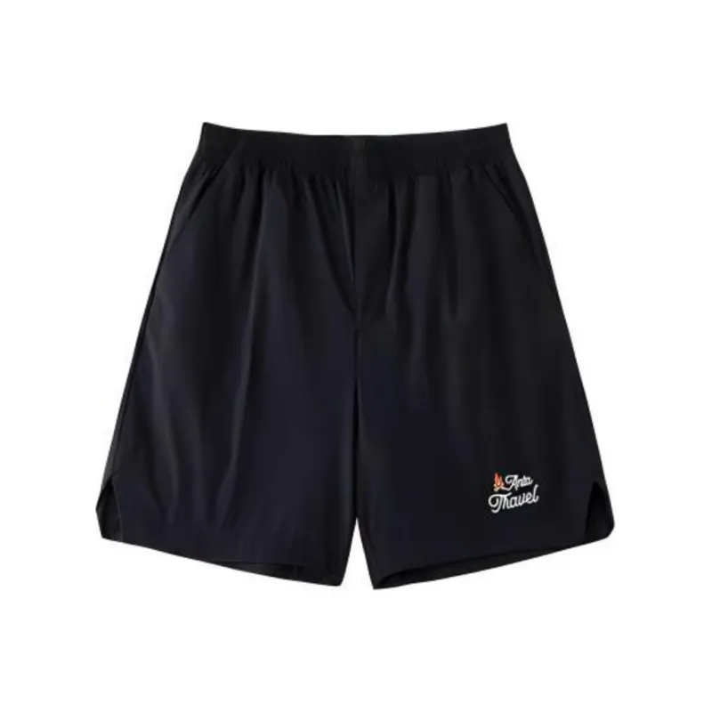 CHAOJIANTA Casual Shorts Men's Basic Black-0