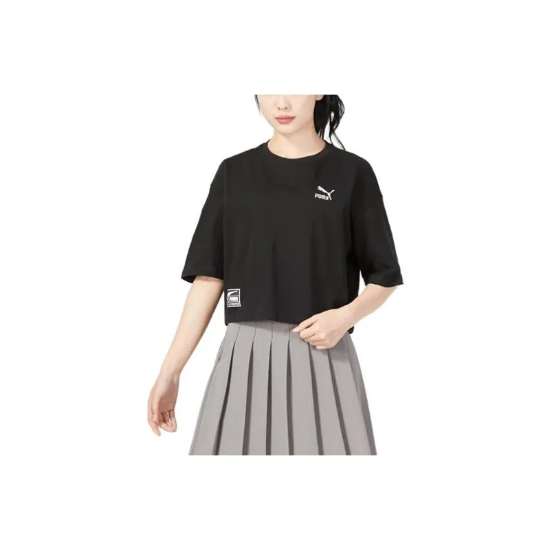 PUMA T Shirts Women's Black-0