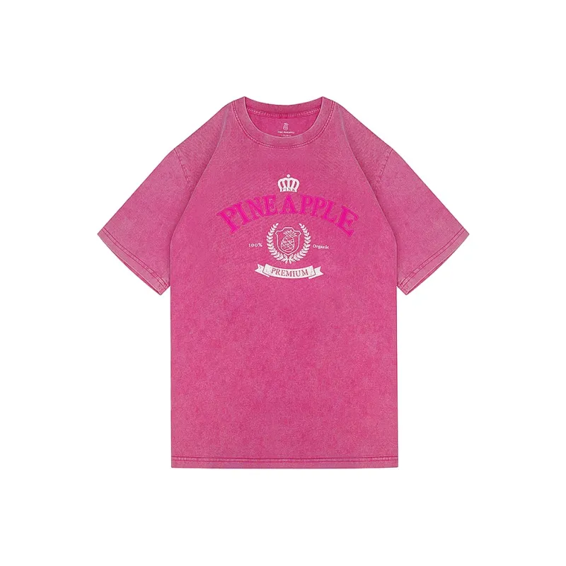 Pink Pineapple T-Shirts Women's-2