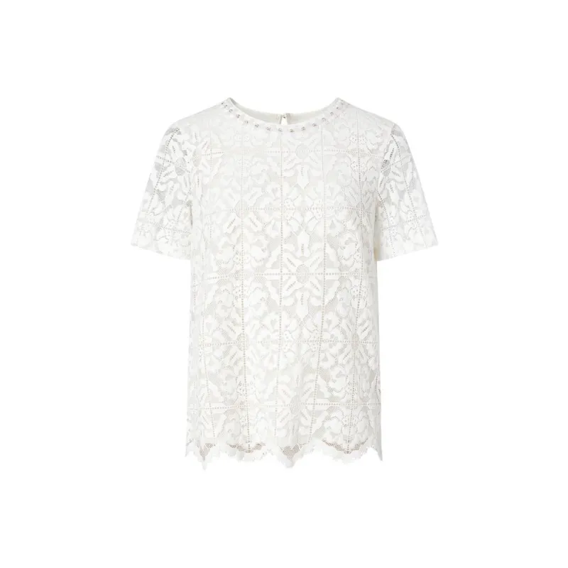 JZ. ANNAKRO SS24 T Shirt Women's White-0