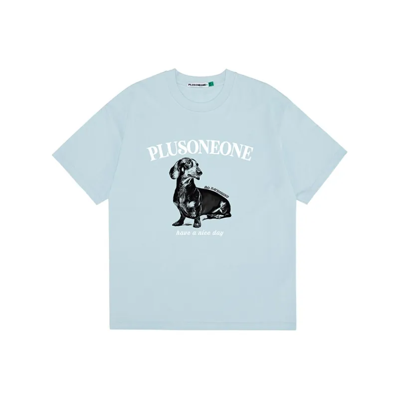 PLUSONEONE+ Regular Short Sleeved T Shirts Unisex-4