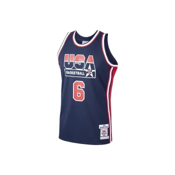 NBA 1992 Dream Team Mitchell & Ness Patrick Ewing Basketball Jerseys Men's Marine Blue
