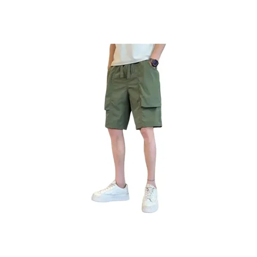DUATOGE Casual Shorts Men's Green