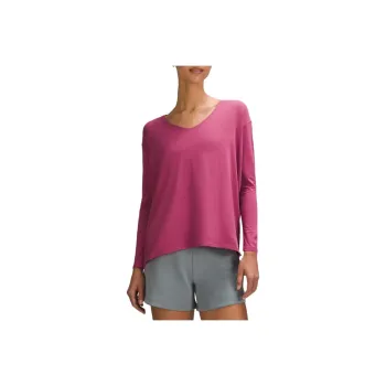 Lululemon Back In Action T-Shirt Women's Fuchsia